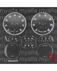 Satz Zifferblätter - 106 2600 Spider - englisch - Premium Qualität