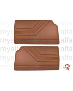 SET INNER DOOR TRIM PANELS GT BERTONE 2000 BROWN 576        