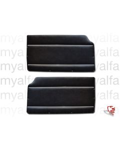 SET INNER DOOR TRIM PANELS GT BERTONE 1300/1600 1966-73,    1750 1st SERIES BLACK