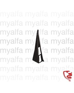 B-POST TRIM SPIDER 1983-93 VINYL BLACK LEFT / TWO HOLES