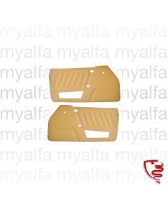 SET INNER DOOR TRIM PANELS SPIDER 1990-93 VINYL BEIGE 