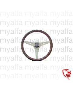 STEERING WHEEL 360mm WOOD FROSTED SPOKES NARDI WITH GERMAN ABE