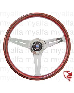 Lenkrad 360mm Holz Braun Speichen poliert, geschlitzt NARDI