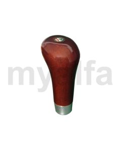 SHIFT KNOB WOOD WITH SMALL BADGE