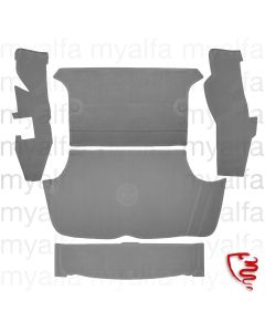 SET RUBBER MATS TRUNK GT BERTONE DARK GRAY (GRIGIO SCURO) 5 PIECES