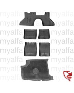 Gummimattensatz 6-teilig - 750/101 Berlina - schwarz