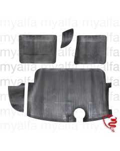 Gummimattensatz 5-teilig - 750/101 Sprint - schwarz