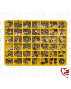 Ventileinstellplättchenset 205 Stück 1,5 - 2,5 mm, Durchmesser 9mm