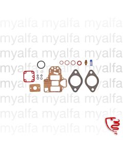 Dichtungssatz WEBER DCOE 151/152 (für 1 Vergaser mit Messingschwimmer) ohne Schwimmer SNV 150