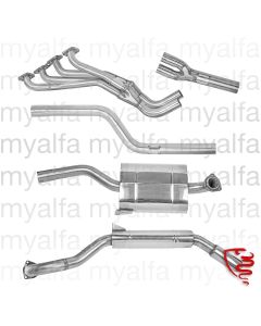 Sport Auspuffanlage Edelstahl 54 mm - 105 GT, Giulia,        stehende Pedale