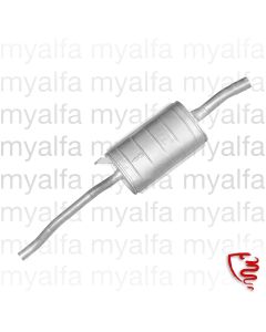 Mittelschalldämpfer - 750/101 Berlina, Sprint bis #6600,    Spider bis #4255