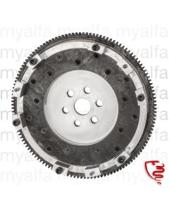 FLYWHEEL ALUMINIUM 6 HOLE     ABOUT 4.2 kg WITH RING GEAR   130 TEETH