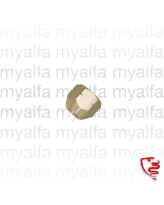 Radmutter Messing 22mm offen  Linksgewinde, Kegelbund       