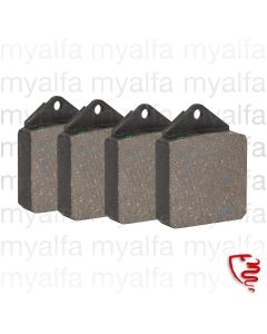 BRAKE PADS 1300/1600 FRONT, DUNLOP