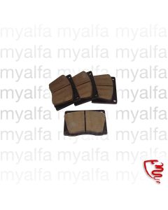 FRONT BRAKE PADS,TYPE 101     SPIDER/SPRINT AND 2600        