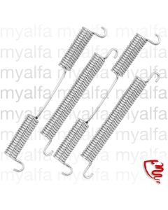 SET SPRINGS (4pc) FOR         REAR 2-SHOE BRAKE             GIULIETTA/GIULIA (750/101)