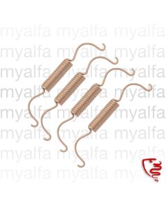 Satz Federn (4 Stk.) für Bremsbacken hinten - 101 SS & SZ