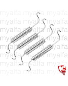 Satz Federn (4 Stk.) für Bremsbacken vorne - 750/101 - 2-Backen Bremse