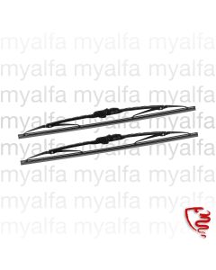 SET WIPER BLADES SPIDER 1986-93 HOOK END BLACK