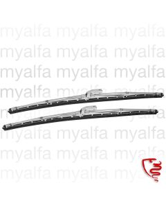 Scheibenwischer (Satz) Spider Bj.1979-93 Steckbefestigung Edelstahl (Carello Design)