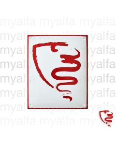 Emailleschild "myalfa" 190 x  230 mm                        