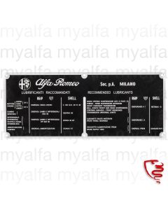 Blechschild: Schmiermittel    (750)                         