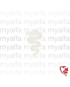 "STICKER ""ALFA SNAKE""       white" 140 MM                 