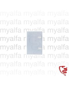 Dekal Alfa orm vit  140 mm                        