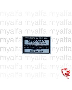 Aufkleber Farbton 501 rot