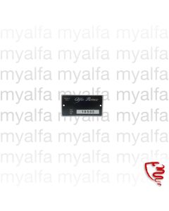 Typenschild Blech 105.03, Spider 1600 Bj.1966-68