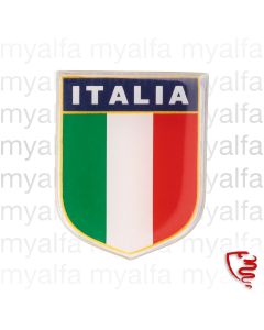 ITALIA Emblem 3D Sticker      46mm*36mm                     