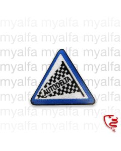 Aufnäher "Autodelta" 70x70x70 mm 