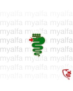 Dekal orm 85mm, grön                               