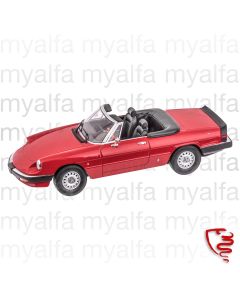 ALFA ROMEO SPIDER 1983-86 RED 1:18, LIMITED EDITION