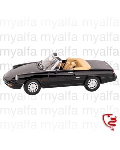 ALFA ROMEO SPIDER 1990-93 BLACK 1:18, LIMITED EDITION