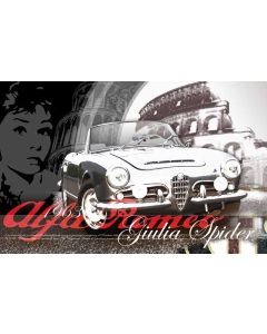 POSTER GIULIA SPIDER 83x60 CM                               