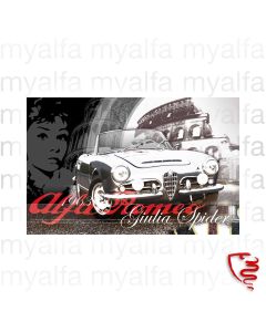 Kunsttryck Giulia Spider      83x60 cm                      