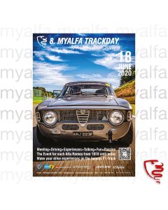 POSTER "myalfa Trackday 2020" 50 x 70 cm                    