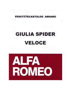 Ersatzteilkatalog - Anhang zu 952 101 0 Giulia Spider Veloce (ital.), 140 Seiten