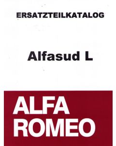 SPARE PART CATALOGUE ALFASUD  ALFASUD L, 180 PAGES          