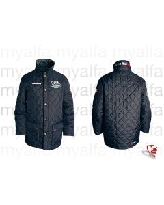 QUILTED JACKET "MONZA" DARKBLUE, SIZE: M