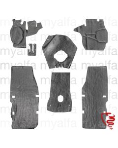 Satz Dämmmatten               GT Bertone 1.Serie tiefes     Bodenblech